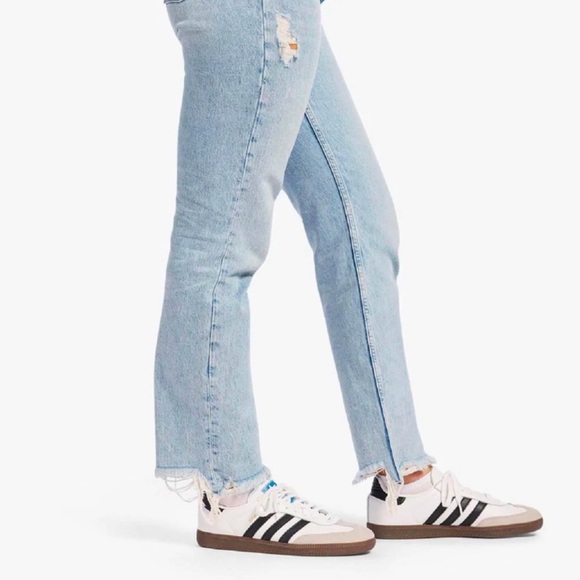 Nuuds The Straight Jeans Classic Fit Size 32 Ranger Wash Distressed 29” Inseam - Picture 3 of 16